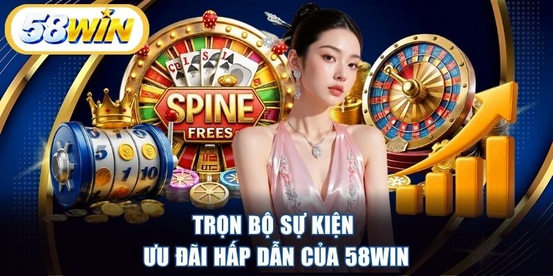 Trọn bộ sự kiện ưu đãi hấp dẫn của 58WIN